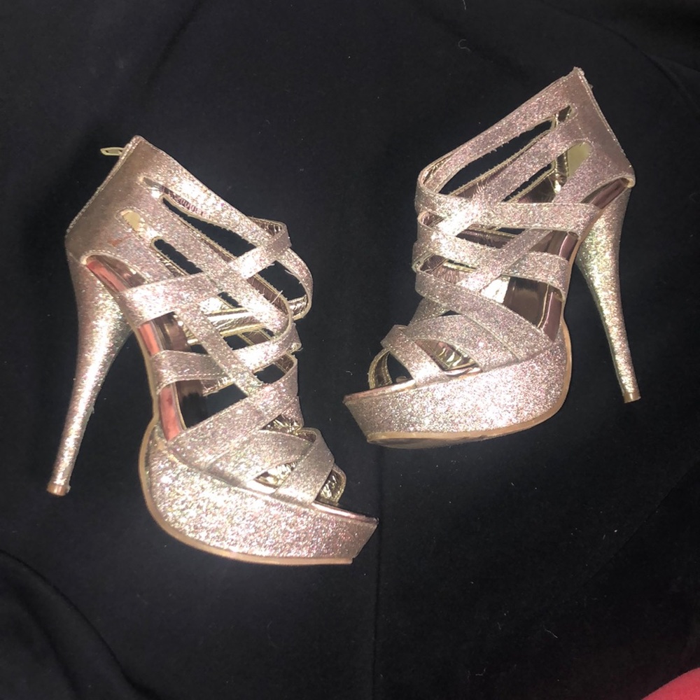 Forever 21 sparkle heels